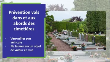 Prévention vols dans et aux abords des cimetières
