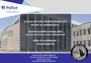 ‼💼 Offre d'emploi - Ouvrier qualifié temps plein