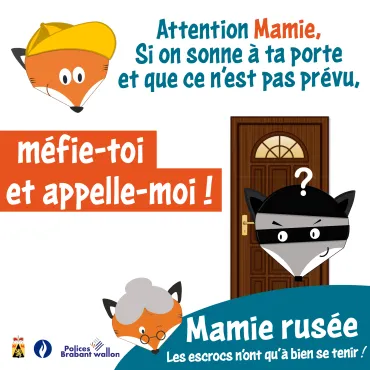 👵🦊 𝗠𝗮𝗺𝗶𝗲 𝗿𝘂𝘀𝗲́𝗲 𝗲𝘀𝘁 𝗱𝗲 𝗿𝗲𝘁𝗼𝘂𝗿 𝗲𝗻 𝗕𝗿𝗮𝗯𝗮𝗻𝘁 𝘄𝗮𝗹𝗹𝗼𝗻 ❗️