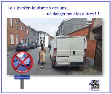 stationnement deux roues trottoir