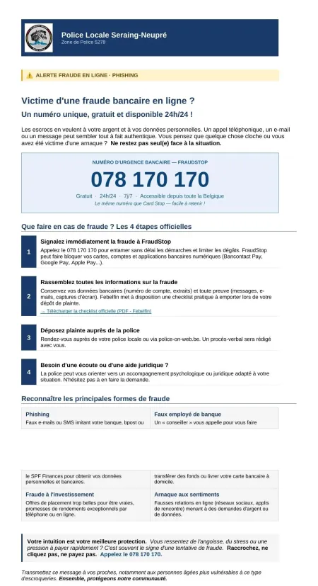 Victime d'une fraude