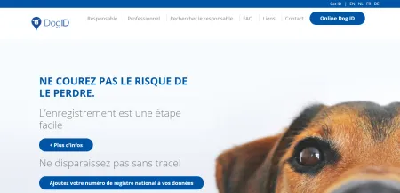 Dog ID enregistrez votre chien
