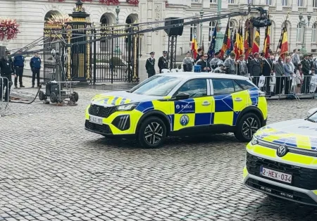 Notre premier véhicule électrique Battenburg défile le 21 juillet