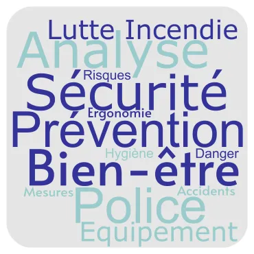 Nuage de mots Conseiller en prévention