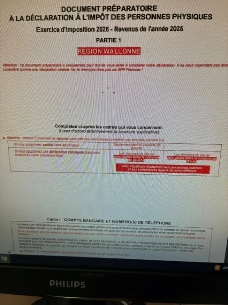 Déclaration d'impôts