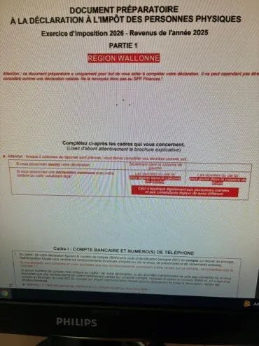 Déclaration d'impôts