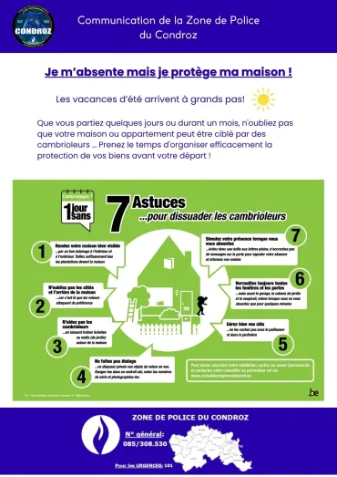 Prévention départ vacances