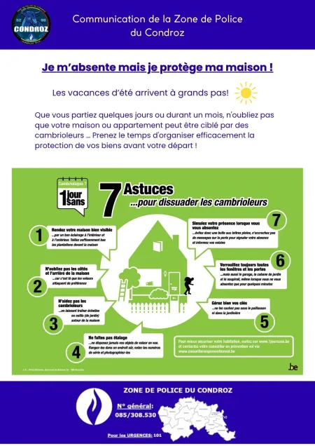 Prévention départ vacances