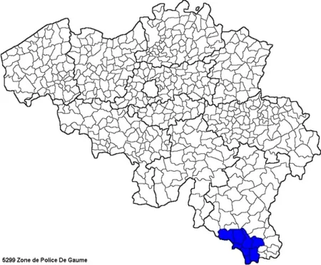 Situation carte ZP Gaume