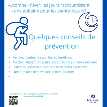 conseils de prévention - vol 