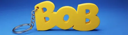 Logo Bob porte clé