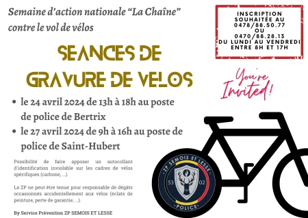 gravure vélos