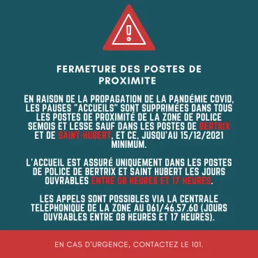 Fermeture postes de proximité