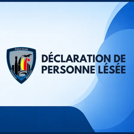 Visuel déclaration de personne lésée