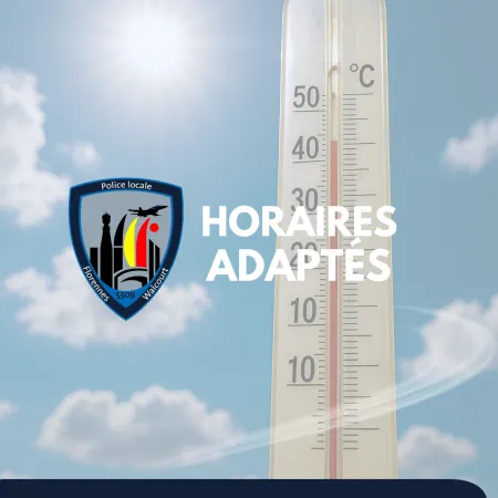 Visuel horaires adaptés