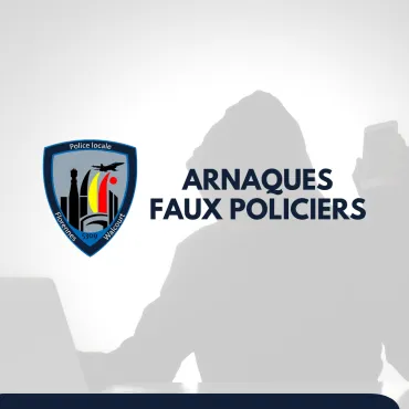 Visuel arnaques faux policiers