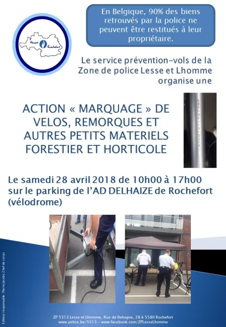 Affiche action gravage