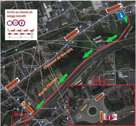 plan des travaux
