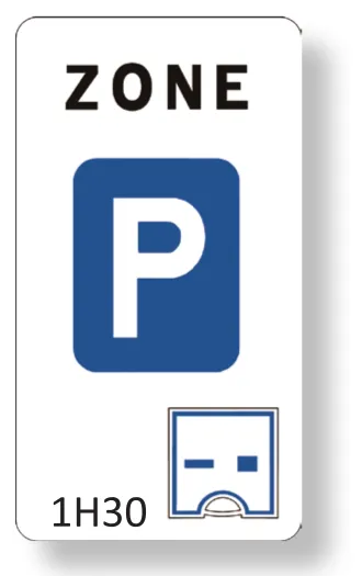 Zone bleue