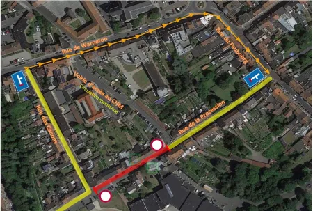 Plan déviation
