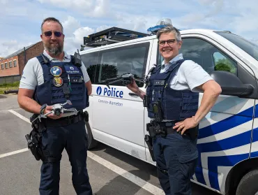 Equipe drone - Police Comines-Warneton