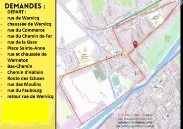 Plan de la course