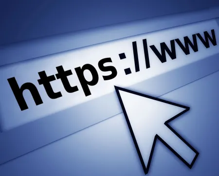 texte "https" et "www"