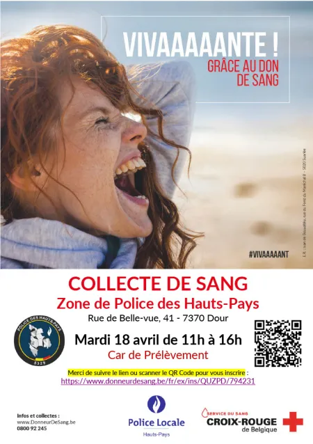 Affiche don de sang ZPHP 2023