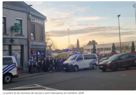La police et les services de secours sont intervenus en nombre