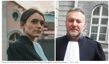 Fanny Arnould est l’avocate de la victime et Dimitri Rutigliano celui du prévenu.