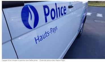 L'appel d'un citoyen a permis une belle prise