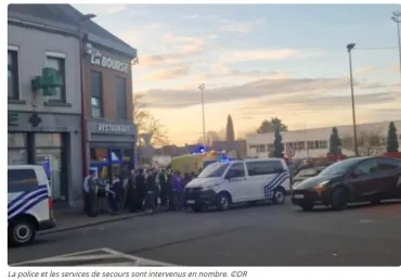 La police et les services de secours sont intervenus en nombre