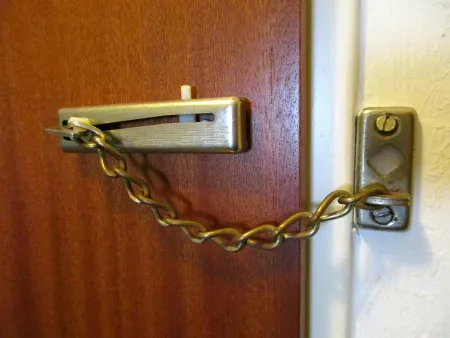 image d'un verrou intérieur de porte