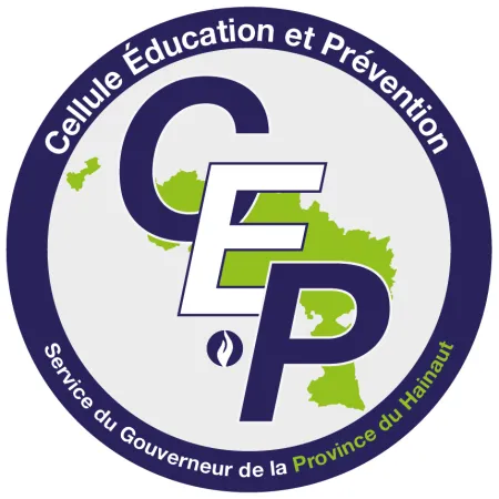 LOGO Cellule éducation et prévention de la Province de Hainaut
