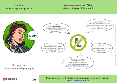 Affiche do not call me avec explications