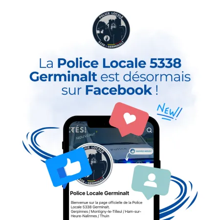 La Police Locale 5338 GERMINALT est désormais sur Facebook !