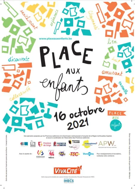 Affiche Place aux enfants 2021