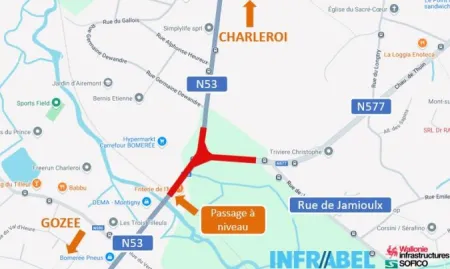 Travaux Carrefour Bomeree détail