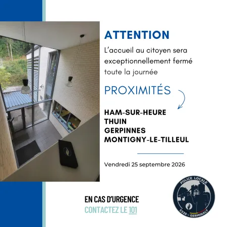 Fermeture des toutes les antennes proximité le 25 septembre 2026