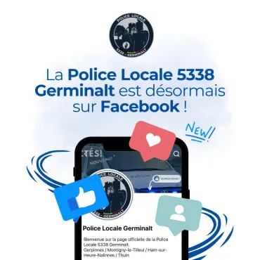 La Police Locale 5338 GERMINALT est désormais sur Facebook !