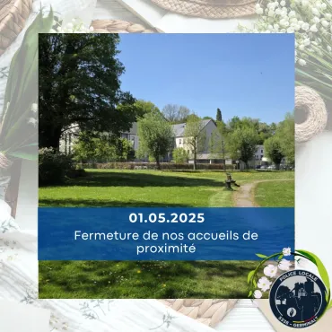 Fermeture des proximités de la Police locale Germinalt le jeudi premier mai 2025
