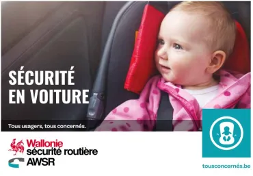 Photo de la couverture de la brochure awsr sécurité en voiture