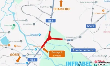 Travaux Carrefour Bomeree détail