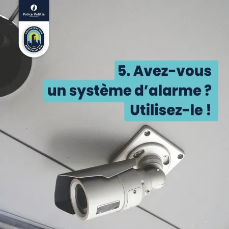 utilisez votre système d'alarme