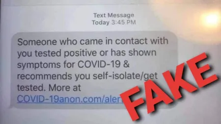 Fake sms