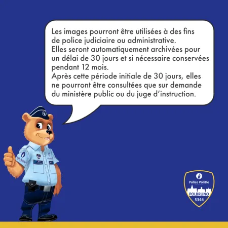 FAQ Bodycam réponse "Quel usage est fait des images enregistrées?"