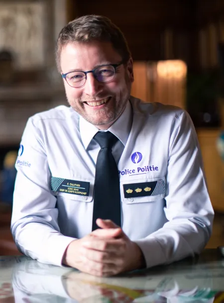 Commissaire divisionnaire Frédéric Dauphin, chef de corps de la zone de police Bruxelles Nord