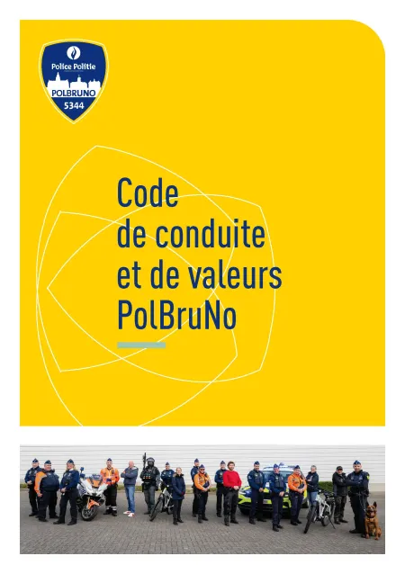 Cover Code de conduite et de valeurs PolBruNo