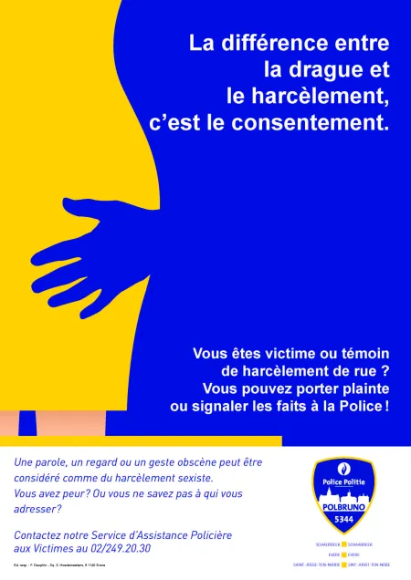 Affiche Harcèlement de rue