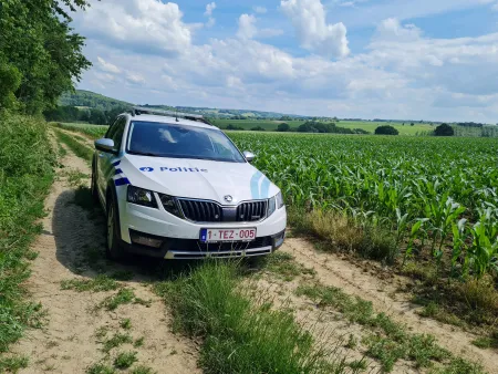 Politievoertuig lokale politie